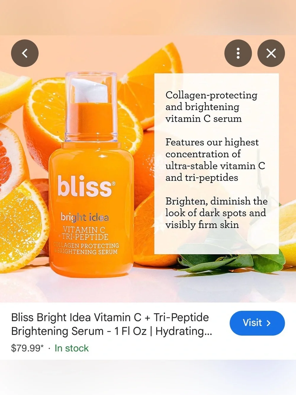 Bliss Brightening Serum 1 oz.